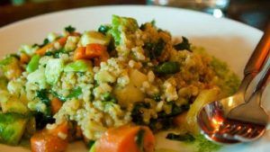 Risotto con vegetales receta