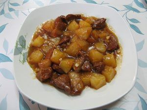 carre de cerdo con piña