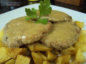 Hamburguesas en salsa principal