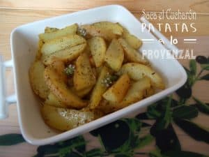 gajos de patatas hierbas provenzales