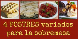 postres variados