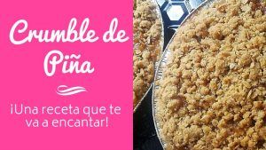 Crumble de piña
