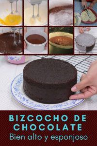 Bizcocho de chocolate casero