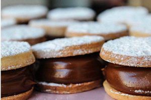 Alfajores de dulce de leche