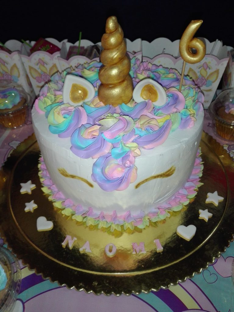 Tortas de unicornio, son preciosas y están de moda 15 Torta unicornio cumpleaños por Hellenn Castillo