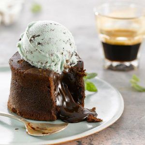 Volcan de chocolate