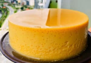 Flan con leche condensada