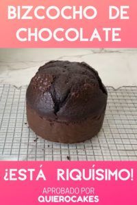 Bizcocho de chocolate ¡Un pastel muy especial!