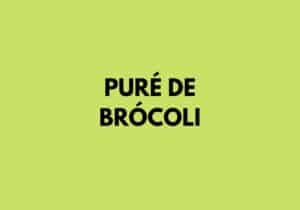 Puré de brócoli