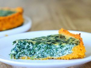 Tarta de espinaca y calabaza